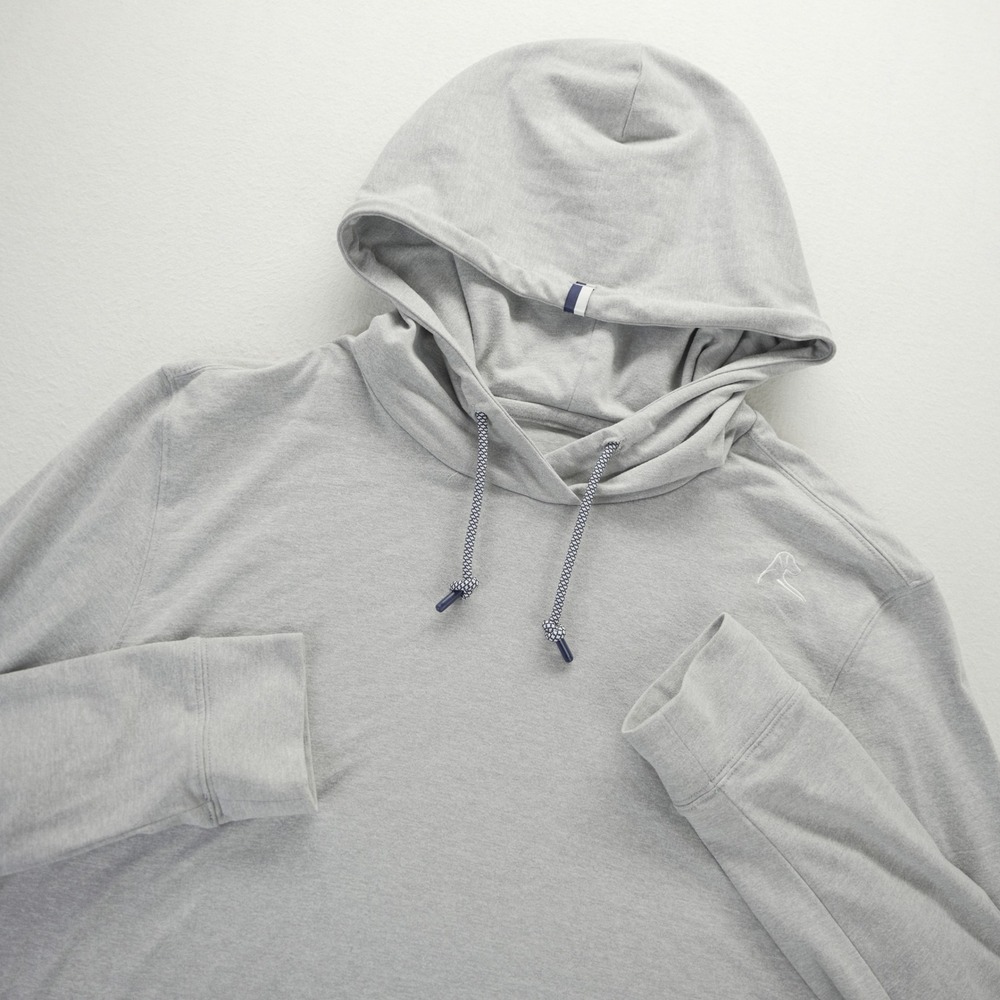 Rhoback Mens Hesi Performance Hoodie Gray Axle Logistics SU23_1_MTHH Size M